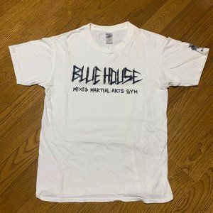 Used clothes Gildan logo T-shirt white